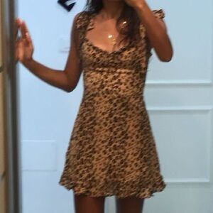 Reformation Leopard Print Dress